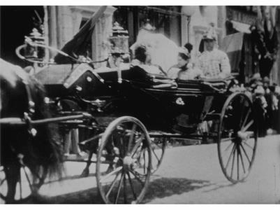 Le roi et la reine de Roumanie et leur escorte (1896) watch online HD