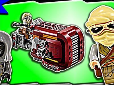 Clip: Lego Set Builds Star Wars - Artifex Clip: Rey's Speeder (2016– ) watch online HD