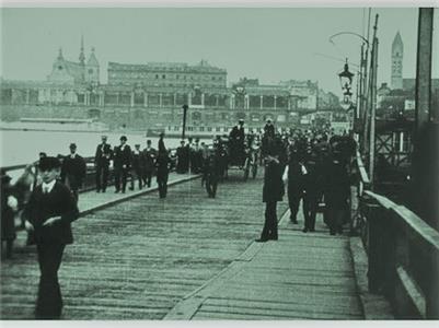Cologne, pont de bateaux (1896) watch online HD