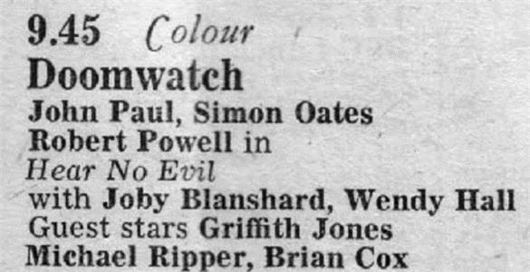 Doomwatch Hear No Evil (1970–2016) watch online HD