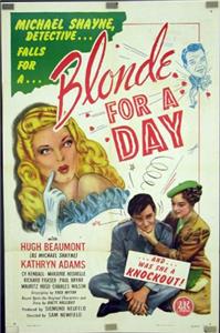 Blonde for a Day (1946) watch online HD
