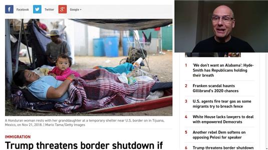Trump Threatens Border Shutdown if Mexico Doesn't Remove Migrants: Article Review (2018) watch online HD