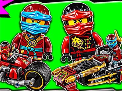Clip: Lego Set Builds Ninjago - Artifex Clip: Ninja Bike Chase (2016– ) watch online HD